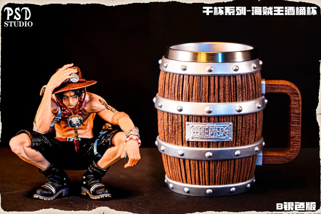 1/1 Scale Cheers Series ONE PIECE Beer Barrel Cup - ONE PIECE Resin Statue - PSD Studios