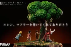 1/7 Scale Childhood Eren Yeager & Adult/Childhood Mikasa Ackerman & Childhood Armin Arlert - Attack On Titan Resin Statue - lamzc Studio
