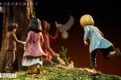 1/7 Scale Childhood Eren Yeager & Adult/Childhood Mikasa Ackerman & Childhood Armin Arlert - Attack On Titan Resin Statue - lamzc Studio