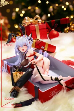 1/4 Scale Christmas Gift Girl - Original Design Resin Statue - Dream Figure Studio