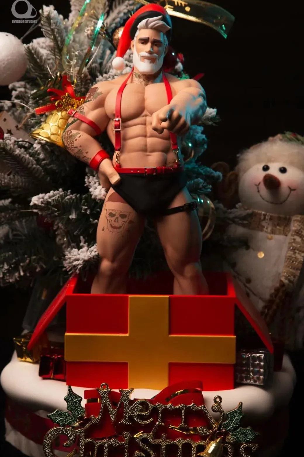 1/6 Scale Christmas Special Santa Claus with LED & Sound – Original Design Resin Statue – OVERDOG Studios