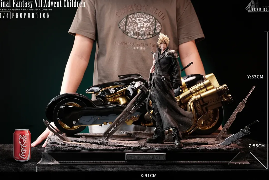 1/4 Scale Cloud Strife - (FF7) Final Fantasy VII Resin Statue - Dream Boat Studio