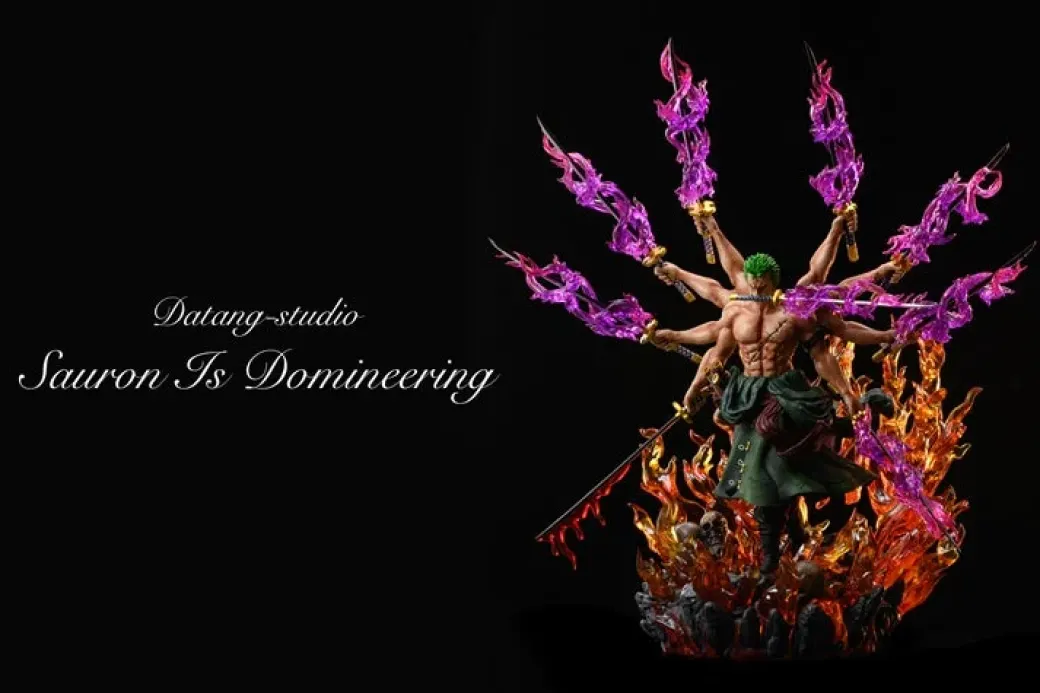 1/6 Scale Color of the Supreme King Haki Roronoa Zoro with LED - ONE PIECE Resin Statue - Datang-Studios