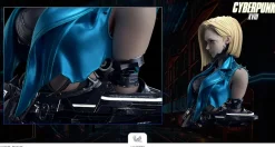 1/1 Scale Cyberpunk XVIII Ver. Android 18 Bust Statue with LED - Dragon Ball Resin Statue - 1/1 Studio