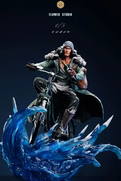 1/5 Scale Cycling Kuzan - ONE PIECE Resin Statue - Flower Studio