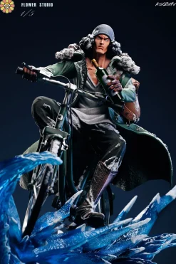 1/5 Scale Cycling Kuzan - ONE PIECE Resin Statue - Flower Studio