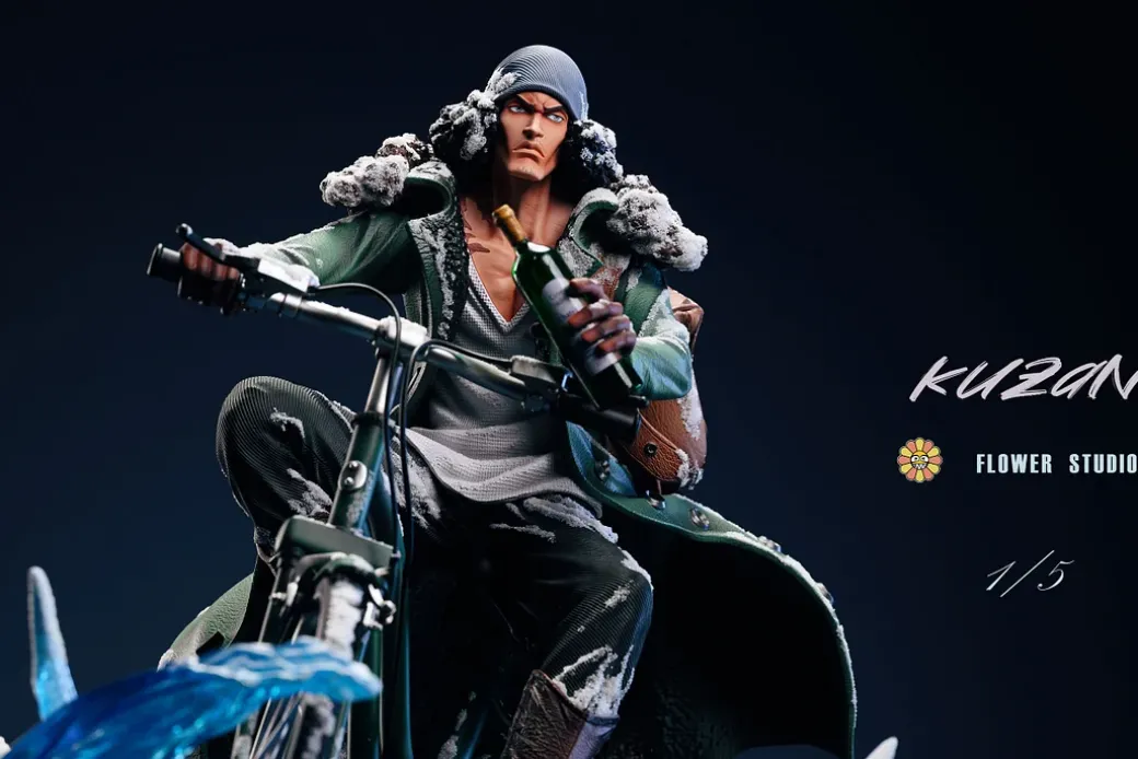 1/5 Scale Cycling Kuzan - ONE PIECE Resin Statue - Flower Studio