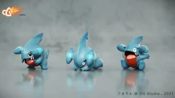 1/20 Scale Cynthia & Riolu & Gible - Pokemon Statue - OG Studio