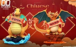 1/10 Scale Dragon Year Lucky Dragonite - Pokemon Resin Statue - DD Studio