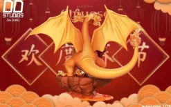 1/10 Scale Dragon Year Lucky Charizard - Pokemon Resin Statue - DD Studio