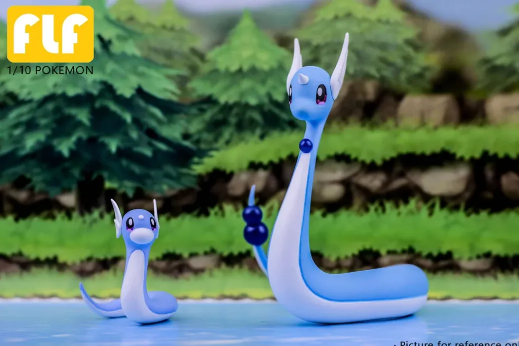 1/10 Scale Dratini & Dragonair - Pokemon Statue - FLF Studio
