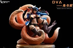 1/4 Scale D.Va & The Nine-Tailed Fox Ahri - Overwatch League of Legends Resin Statue - Whale Song Studios