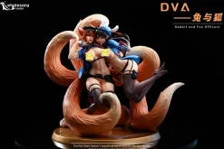1/4 Scale D.Va & The Nine-Tailed Fox Ahri - Overwatch League of Legends Resin Statue - Whale Song Studios