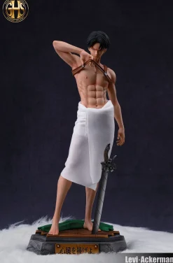 1/6 Scale Eren Yeager & Levi Ackerman - Attack on Titan Resin Statue - Ghost Studios