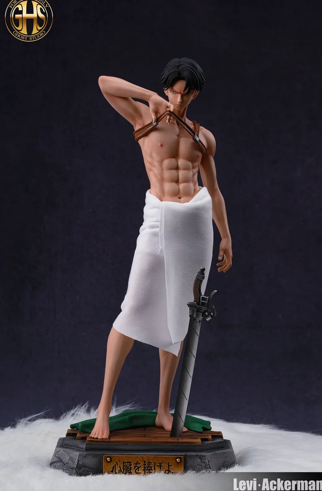 1/6 Scale Eren Yeager & Levi Ackerman - Attack on Titan Resin Statue - Ghost Studios
