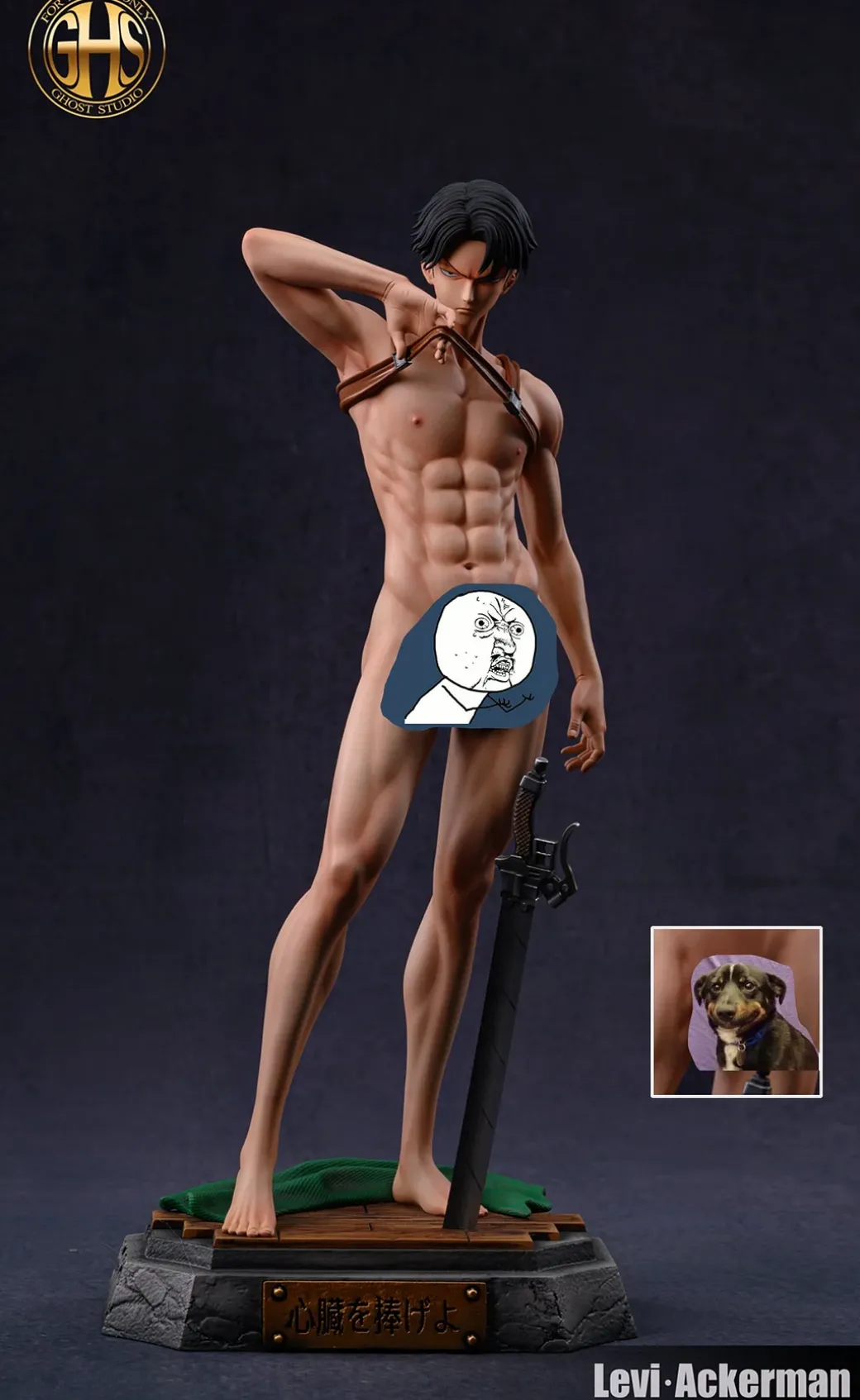 1/6 Scale Eren Yeager & Levi Ackerman - Attack on Titan Resin Statue - Ghost Studios