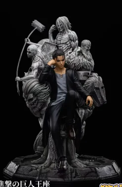 1/4 Scale Eren Yeager Sit on Throne - Attack on Titan Resin Statue - KIDULT Studios