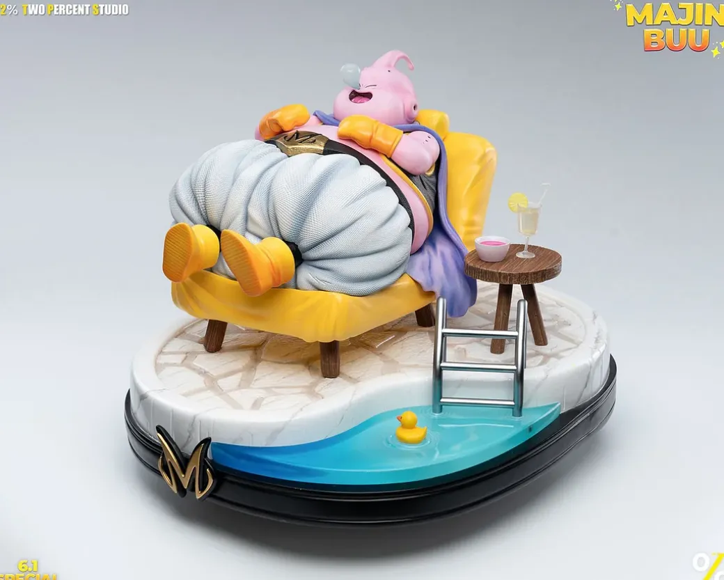 1/6 Scale Fat Buu in Swimpool - Dragon Ball Resin Statue - Two Percent Studio