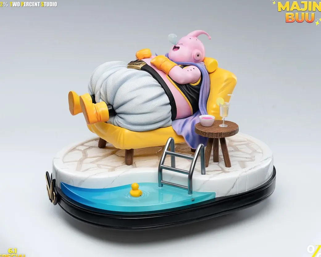 1/6 Scale Fat Buu in Swimpool - Dragon Ball Resin Statue - Two Percent Studio
