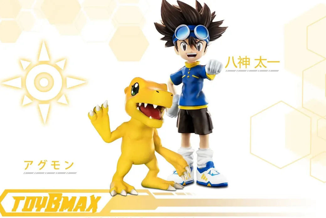 1/7 Scale First Generation Main Characters Series 002 - Digimon Statue - TOYBMAX Studios