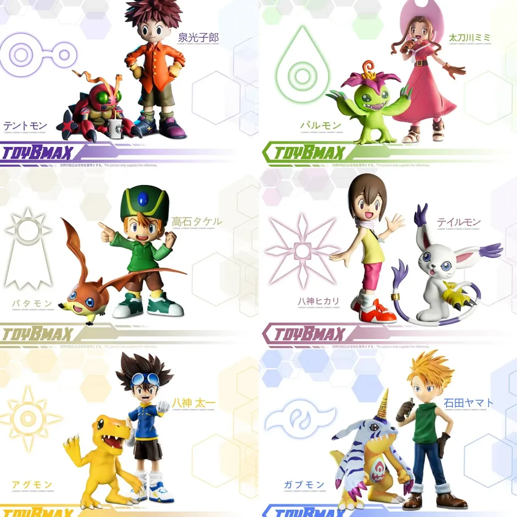 1/7 Scale First Generation Main Characters Series 002 - Digimon Statue - TOYBMAX Studios