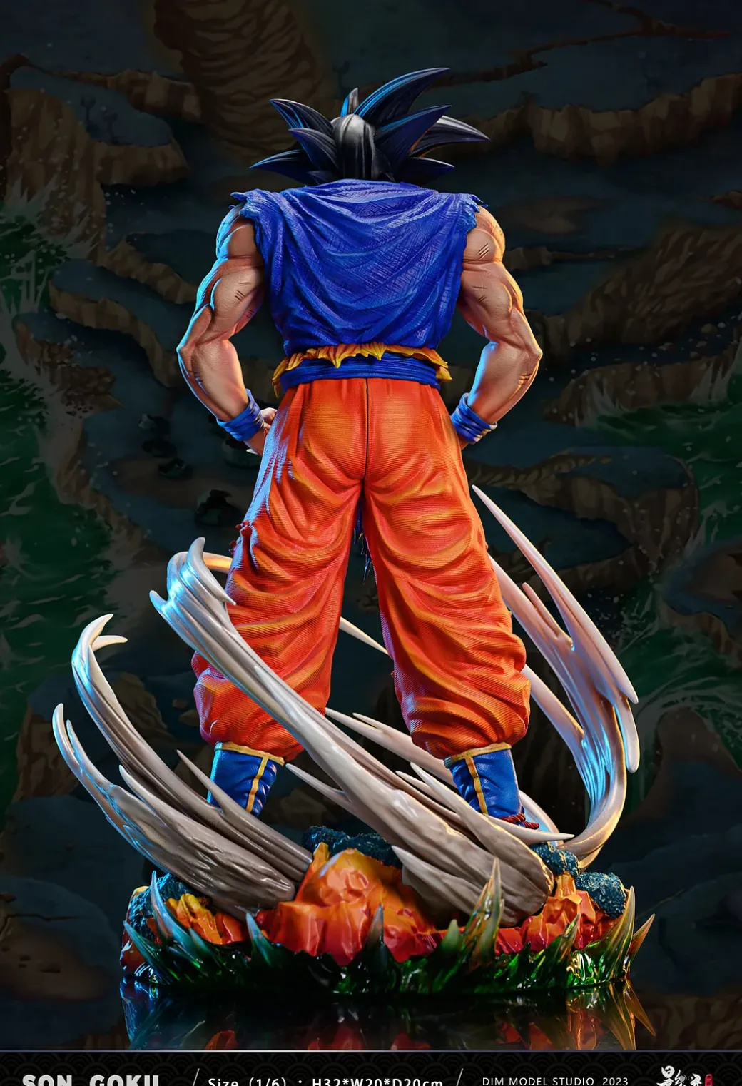1/6 Scale First Super Saiyan Son Goku - Dragon Ball Resin Statue - D-M Studios