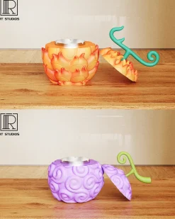 1/1 Scale Flame-Flame Fruit & Gum-Gum Fruit Ashtray - ONE PIECE Resin Statue - RT Studio