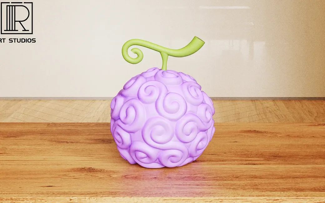 1/1 Scale Flame-Flame Fruit & Gum-Gum Fruit Ashtray - ONE PIECE Resin Statue - RT Studio