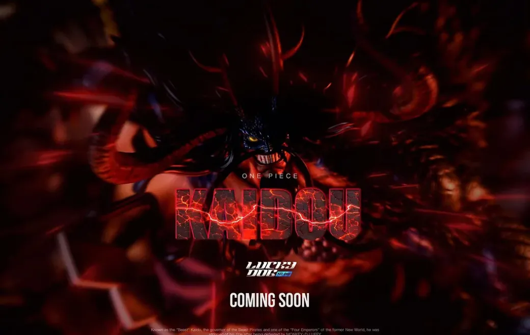1/6 Scale Four Emperors Beast Form Kaido with LED - ONE PIECE Resin Statue - LuckyDog Studio