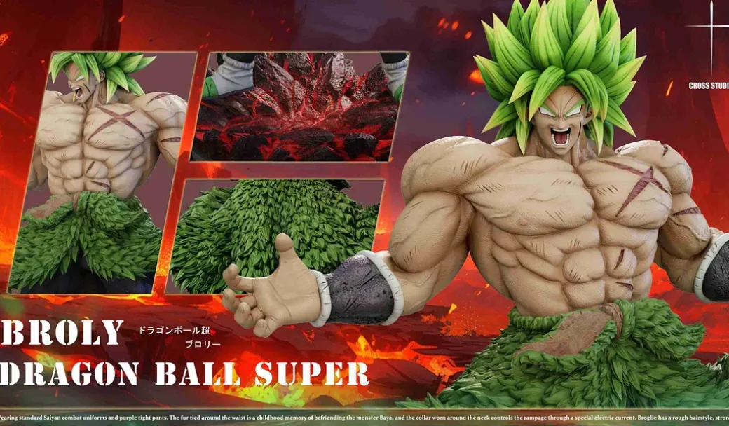 1/6 Scale Full Power Broly - Dragon Ball Resin Statue - Cross Studios