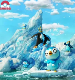 1/20 Scale Glacier Family - Pokemon Resin Statue - ZhenXinZhen Studios