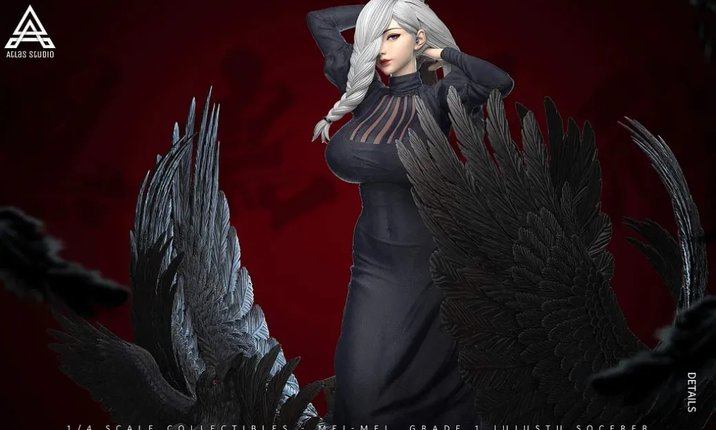 1/4 Scale Grade 1 Jujutsu Sorcerer Mei Mei - Jujutsu Kaisen Resin Statue - Atlas Studio