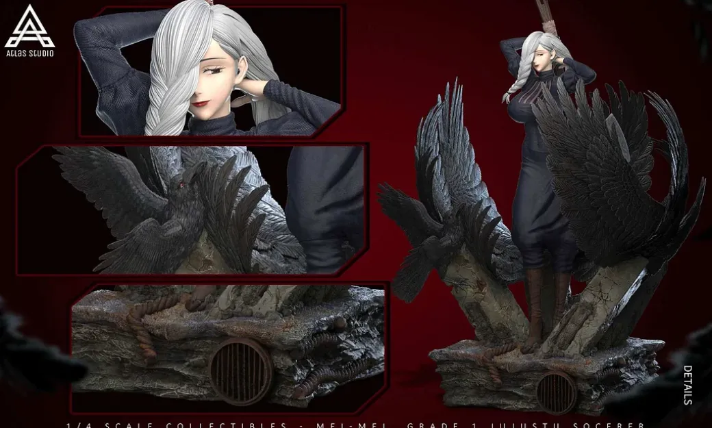 1/4 Scale Grade 1 Jujutsu Sorcerer Mei Mei - Jujutsu Kaisen Resin Statue - Atlas Studio