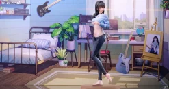 1/6 Scale Guitar Sister - Original Design Statue - She is real Studio