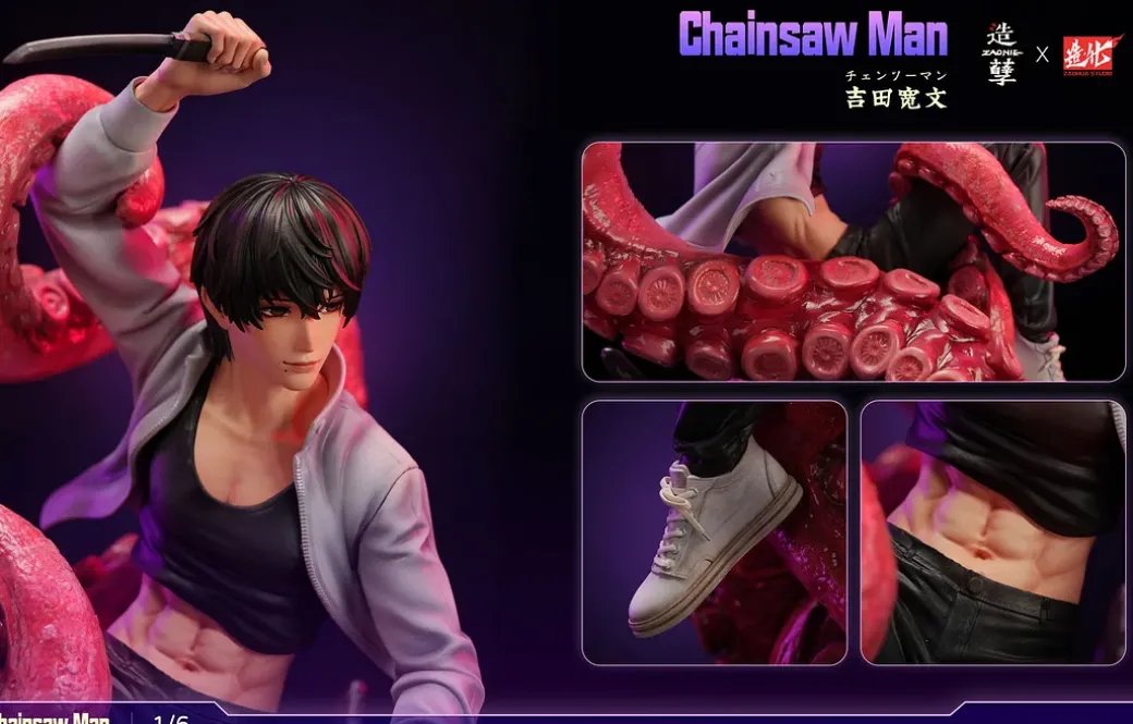 1/6 Scale Hirofumi Yoshida - Chainsaw Man Statue - Zaonie Studios