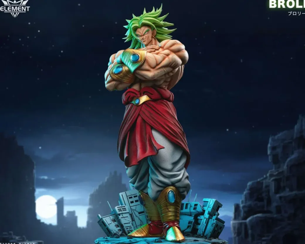 1/4 Scale Holding Chest Broly - Dragon Ball Resin Statue - ELEMENT Studio