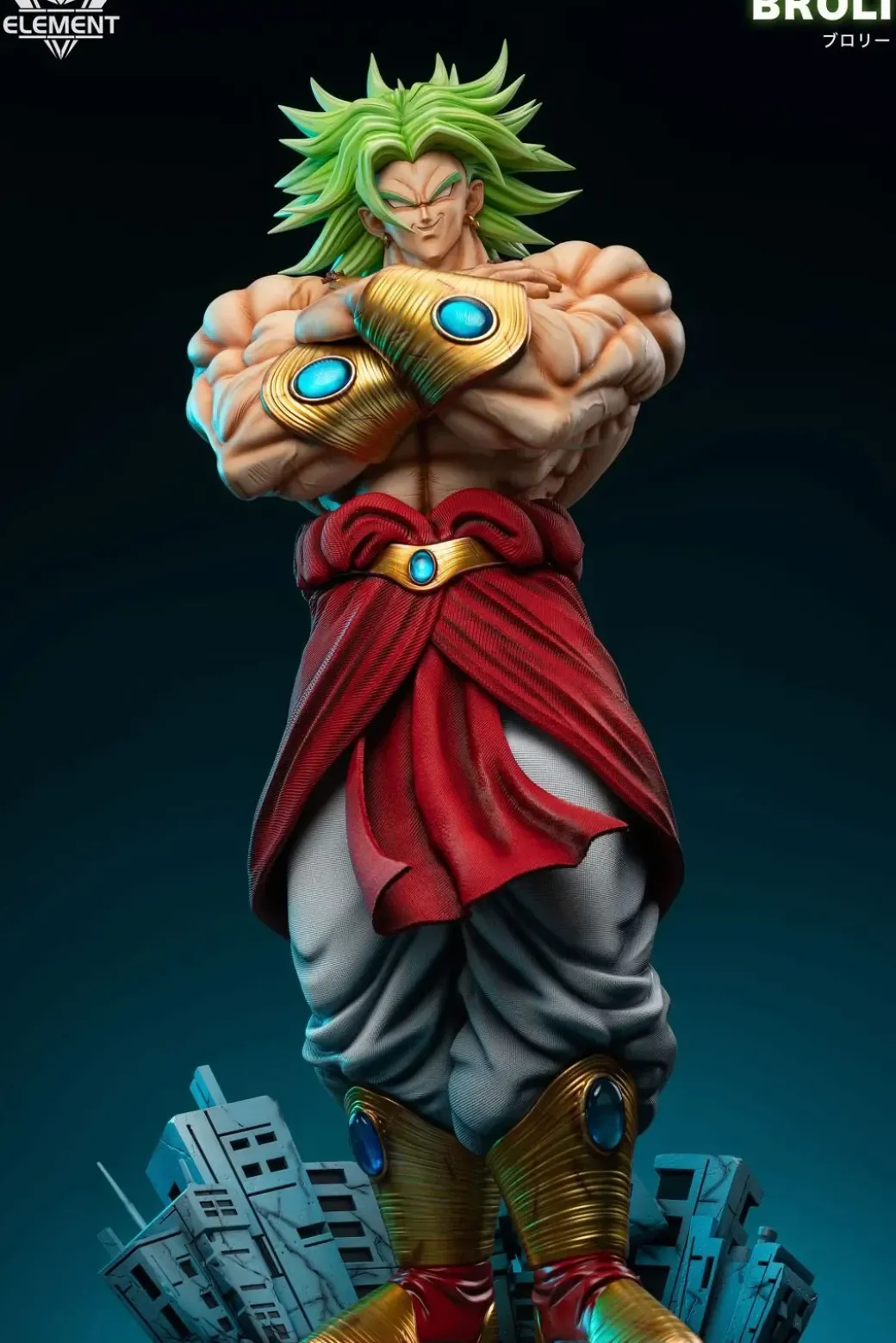 1/4 Scale Holding Chest Broly - Dragon Ball Resin Statue - ELEMENT Studio