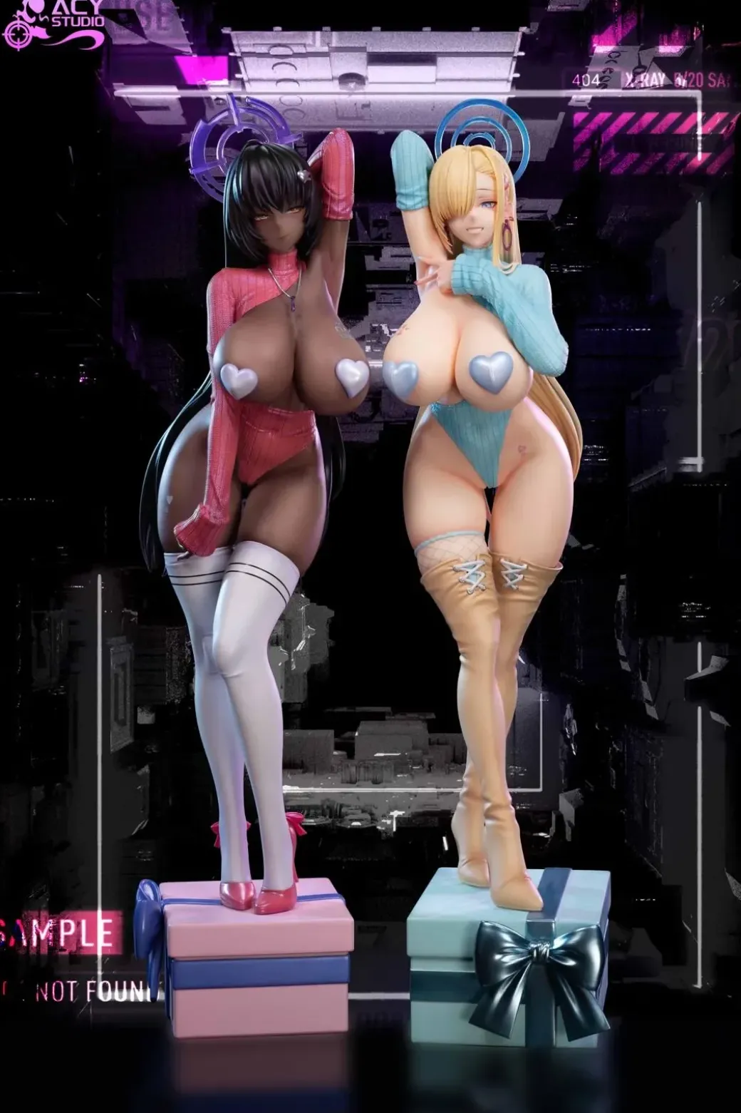 1/4 Scale Ichinose Asuna & Kakudate Karin - Blue Archive Resin Statue - Acy Studio