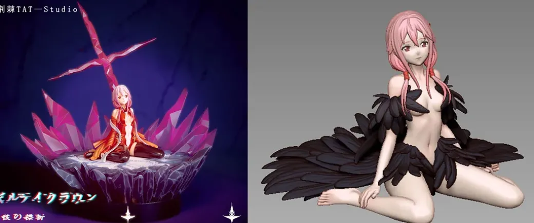 1/6 Scale Inori Yuzuriha - Guilty Crown Resin Statue - Thistles and Thorns Studio