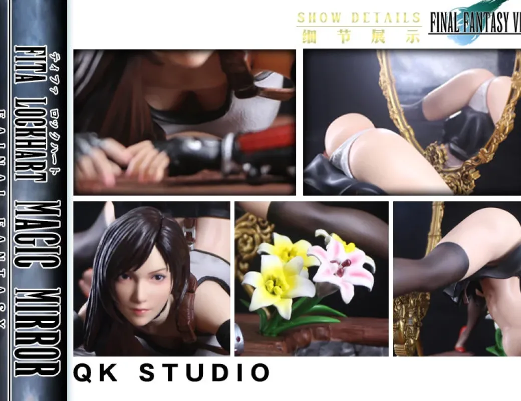 1/4 Scale Jack-O Tifa Lockheart with Magic Mirror - (FF7) Final Fantasy VII Resin Statue - QK Studio