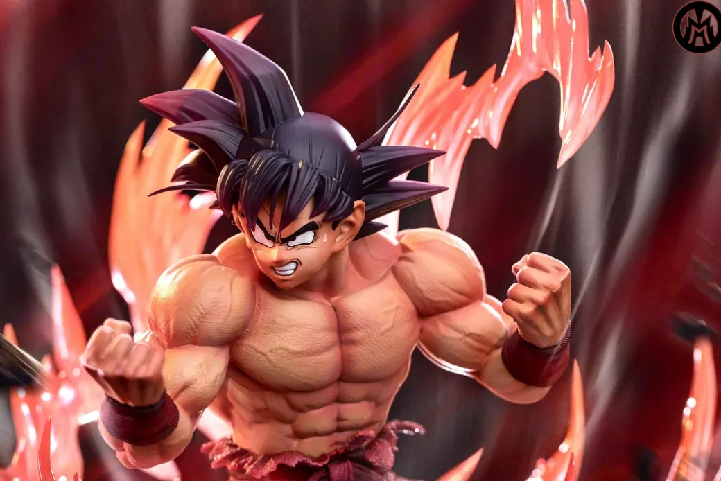 1/6 Scale Kaio-ken x3 Son Goku - Dragon Ball Resin Statue - MM Studios