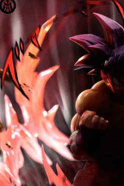 1/6 Scale Kaio-ken x3 Son Goku - Dragon Ball Resin Statue - MM Studios