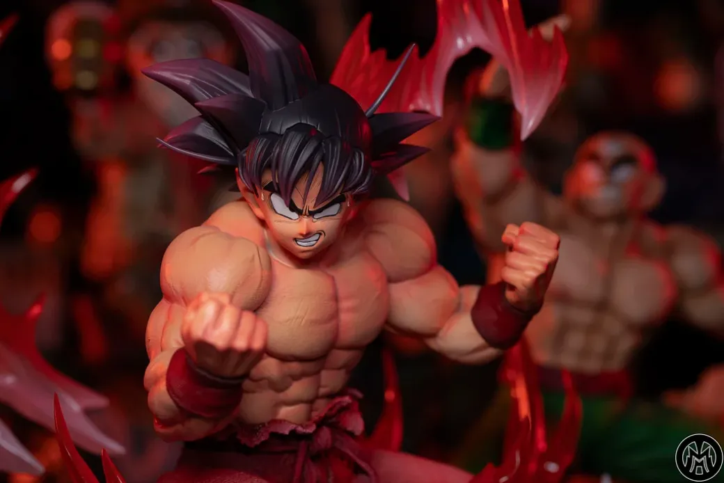 1/6 Scale Kaio-ken x3 Son Goku - Dragon Ball Resin Statue - MM Studios