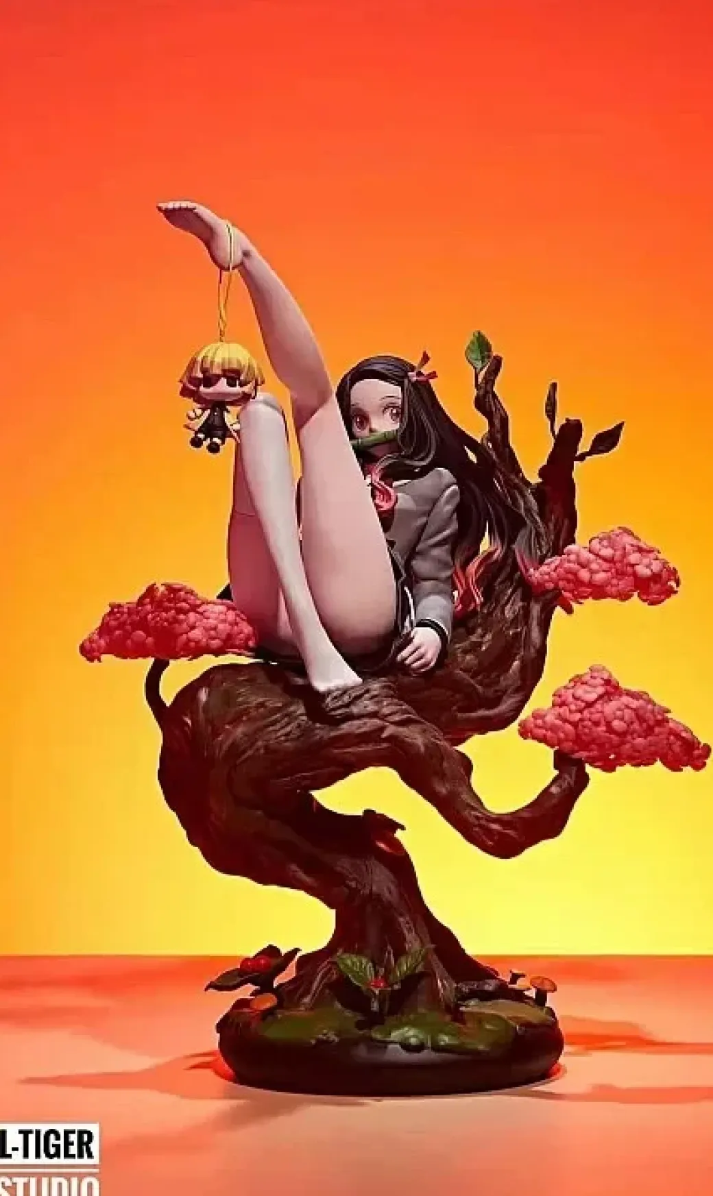 1/4 Scale Kamado Nezuko - Demon Slayer: Kimetsu No Yaiba Resin Statue - L-Tiger Studio