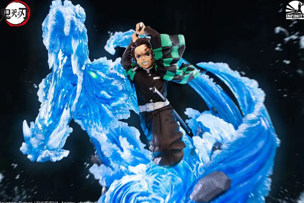 1/4 Scale Kamado Tanjirou with LED - Demon Slayer: Kimetsu no Yaiba Resin Statue - Infinity Studios