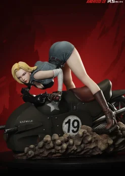 1/4 Scale Knight Android 18 with LED - Dragon Ball Resin Statue - RanSe Studio