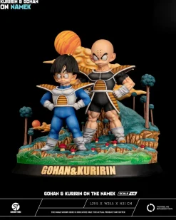 1/6 Scale Krillin/ Kuririn & Son Gohan on The Namek with LED - Dragon Ball Resin Statue - ShowTime Studio