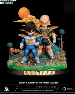1/6 Scale Krillin/ Kuririn & Son Gohan on The Namek with LED - Dragon Ball Resin Statue - ShowTime Studio
