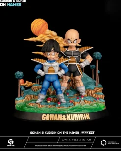 1/6 Scale Krillin/ Kuririn & Son Gohan on The Namek with LED - Dragon Ball Resin Statue - ShowTime Studio