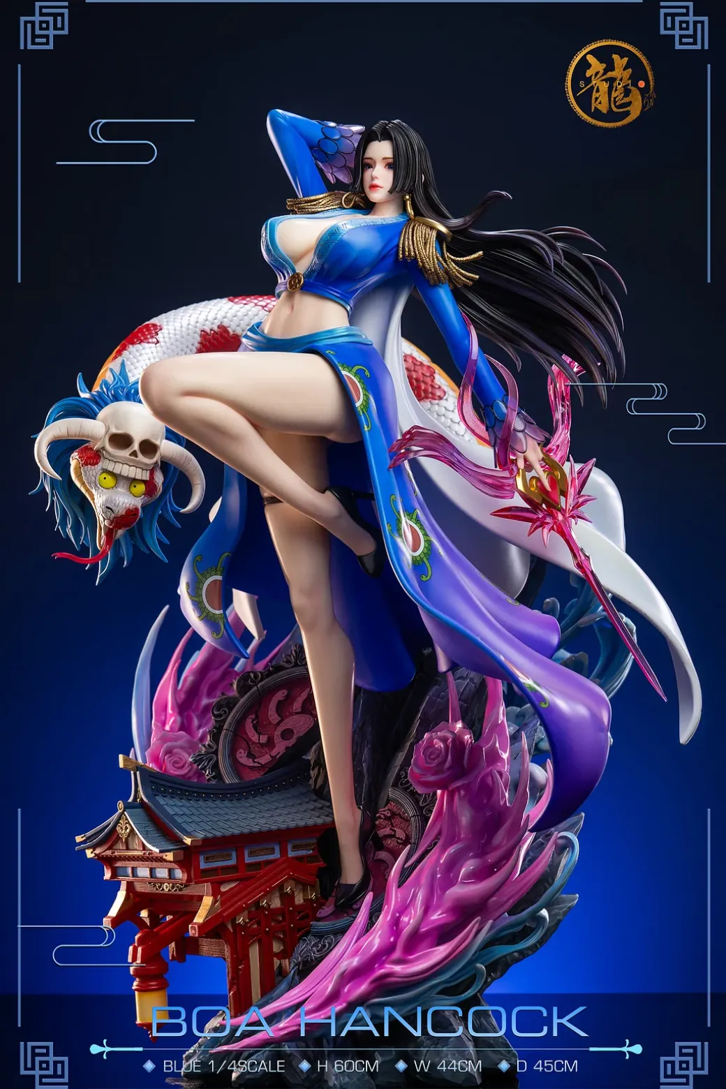 1/4 Scale Kuja Island Boa Hancock - ONE PIECE Resin Statue - Dragon Studios